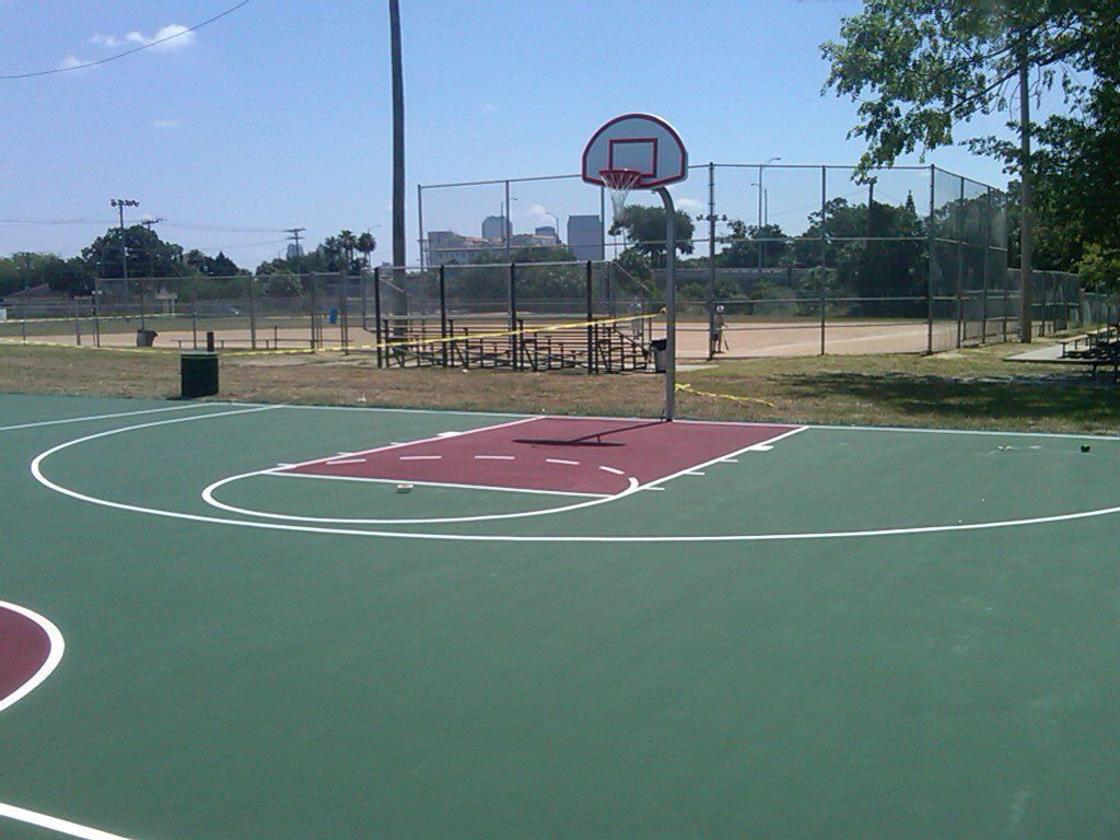 Basketball Court With Baseball Field at the Back — Tampa, FL — George Gsolar & Co.