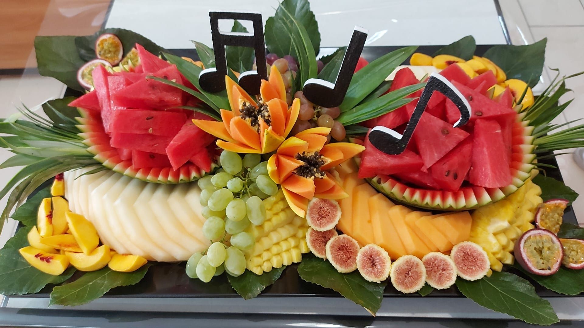 frutta composizioni per eventi