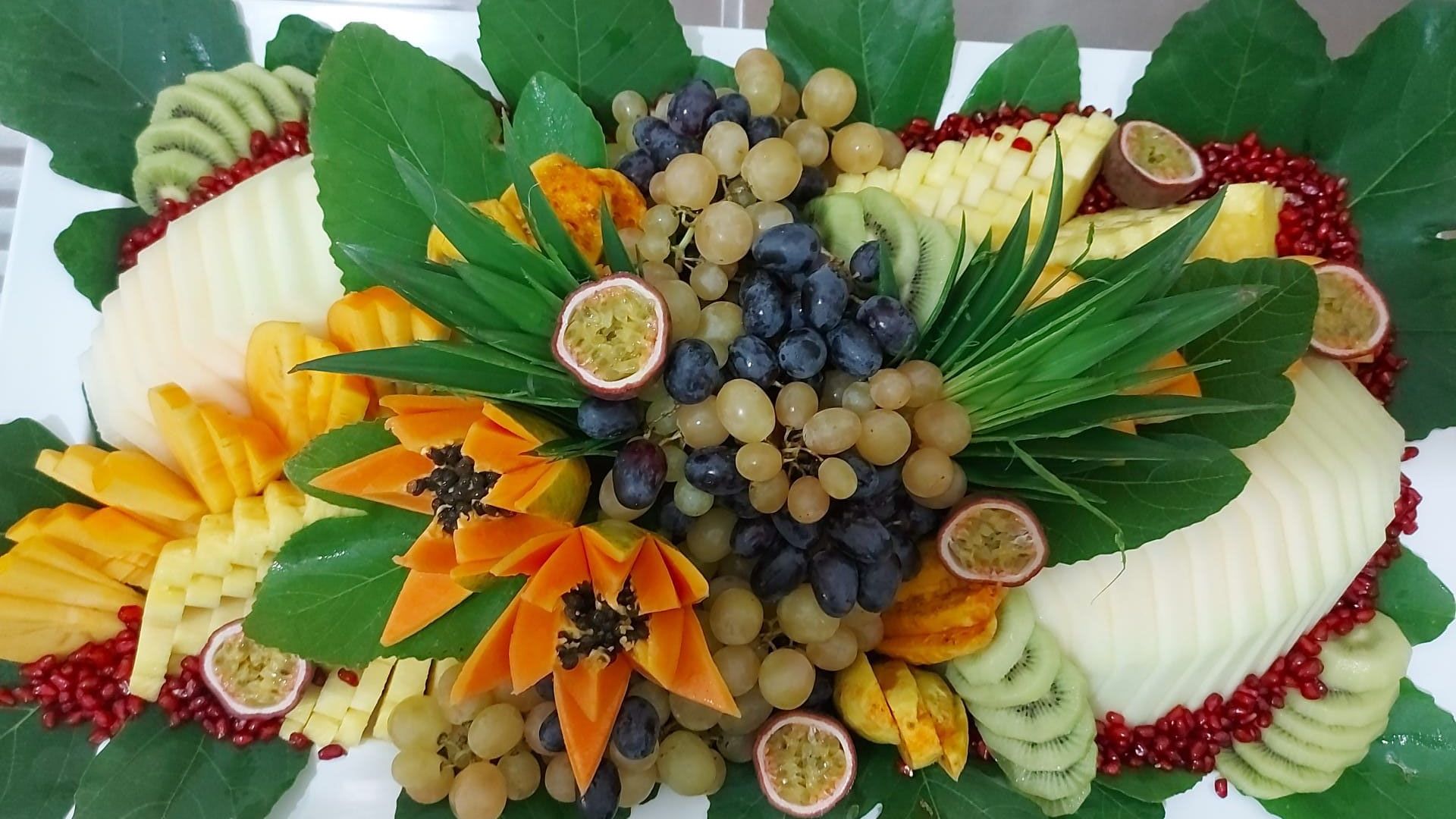 realizzazione cesti frutta catering