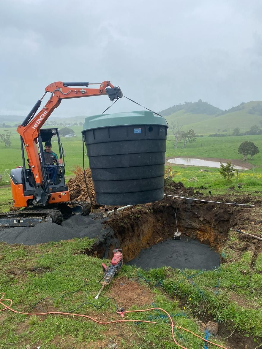 Efficiently Installing a Wastewater Tank For Super Treat Systems — Wastewater Treatment in Nowra, NSW