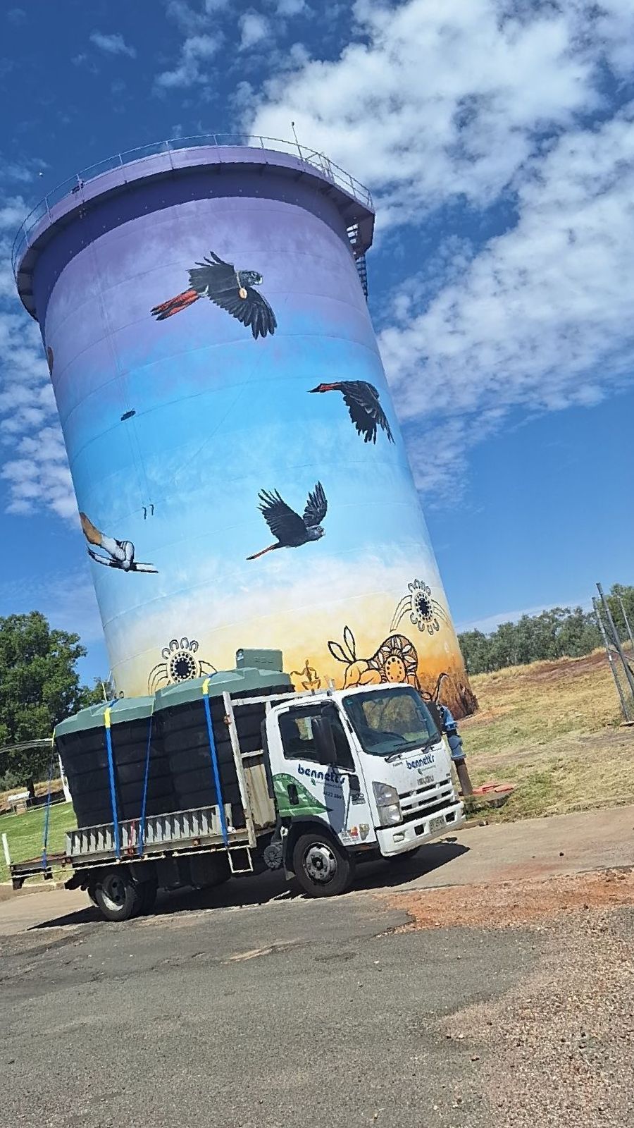 Concrete Wastewater Treatment System With Plants On Top — Wastewater Treatment System in Nowra, NSW