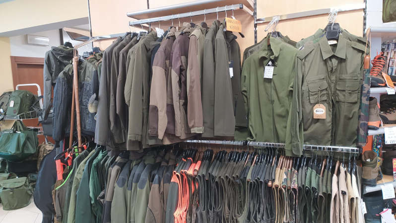 abbigliamento caccia e pesca