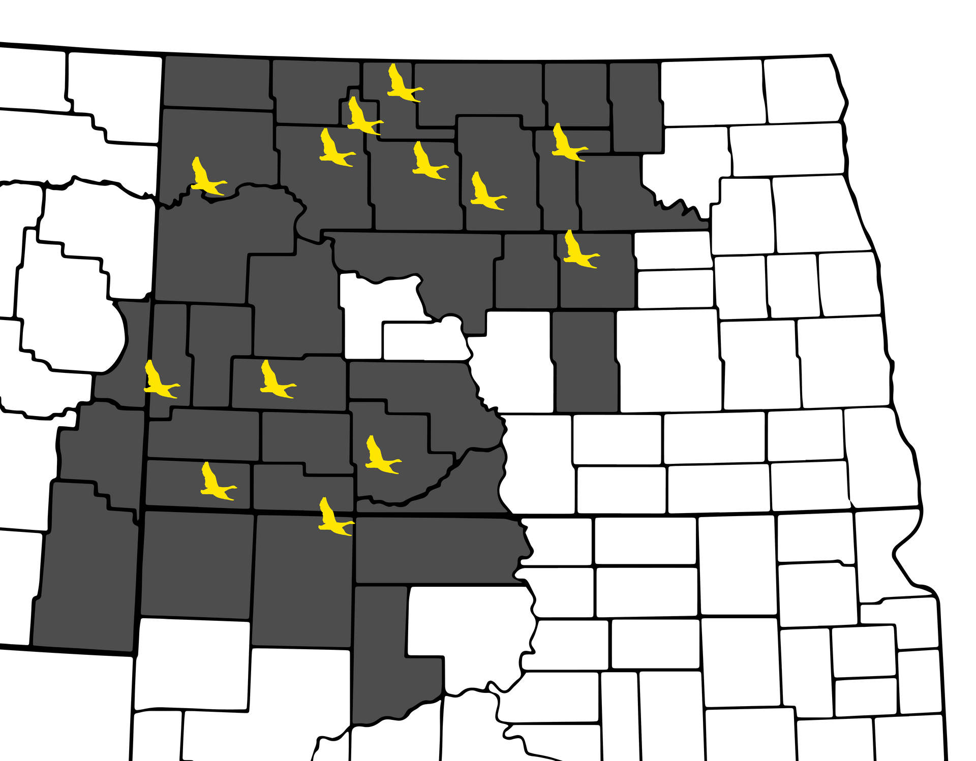 Gooseneck Implement Territory Map