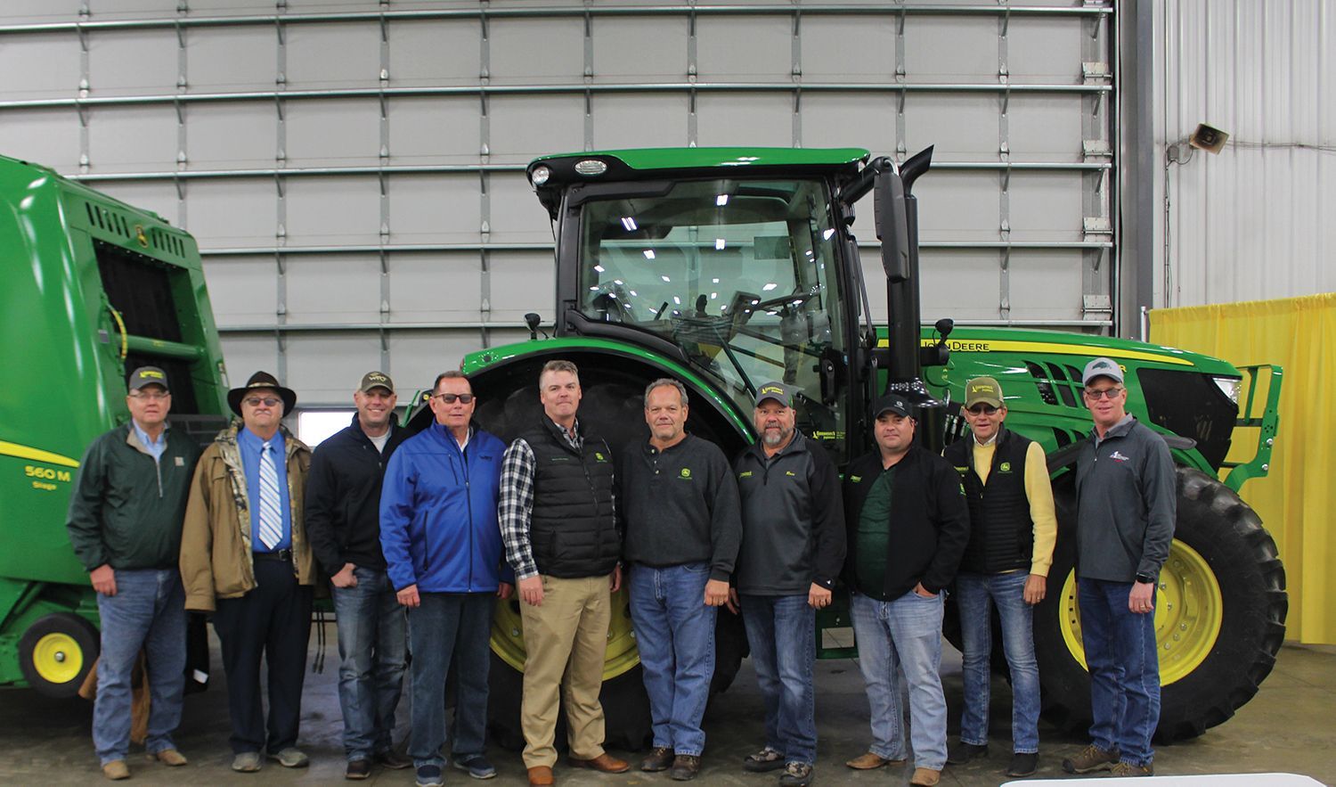 Jim Maier (Dakota Grain), Ron Bartz (Elgin Mayor), Ryan Rivinius (WRT), Frank Brown (WRT), Morgen Dietrich (John Deere), Bryan Hoffer (Gooseneck), Russ Rebel (Gooseneck), Paul Mattern (Gooseneck), Kevin Borud (Gooseneck), Aaron Levorson (First International Bank/Elgin Chamber)