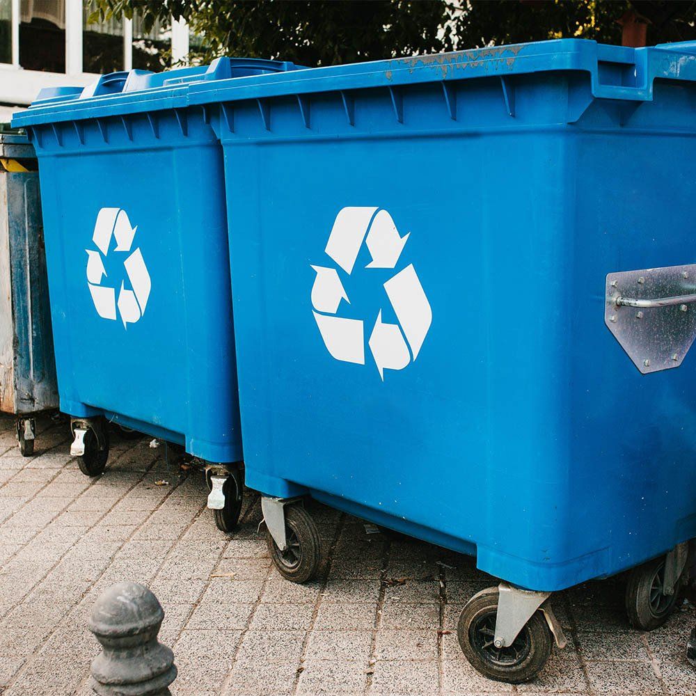 Recycle Sign on the Dumpsters — Dumont, CO — Doyle Disposal