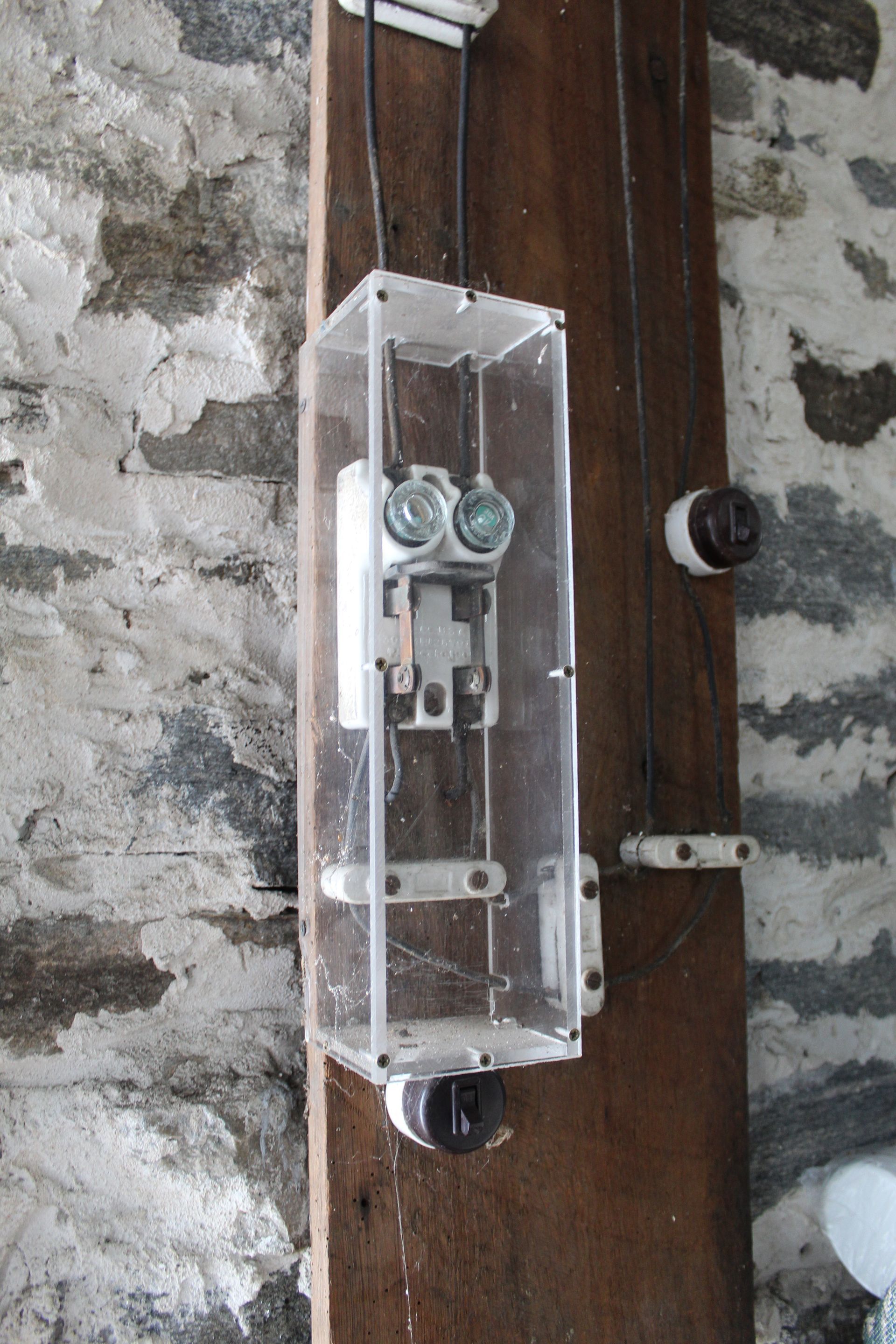Old electrical systems were preserved for display purposes