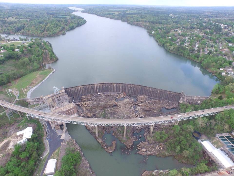 Thurlow Dam on Lake Tallassee, AL