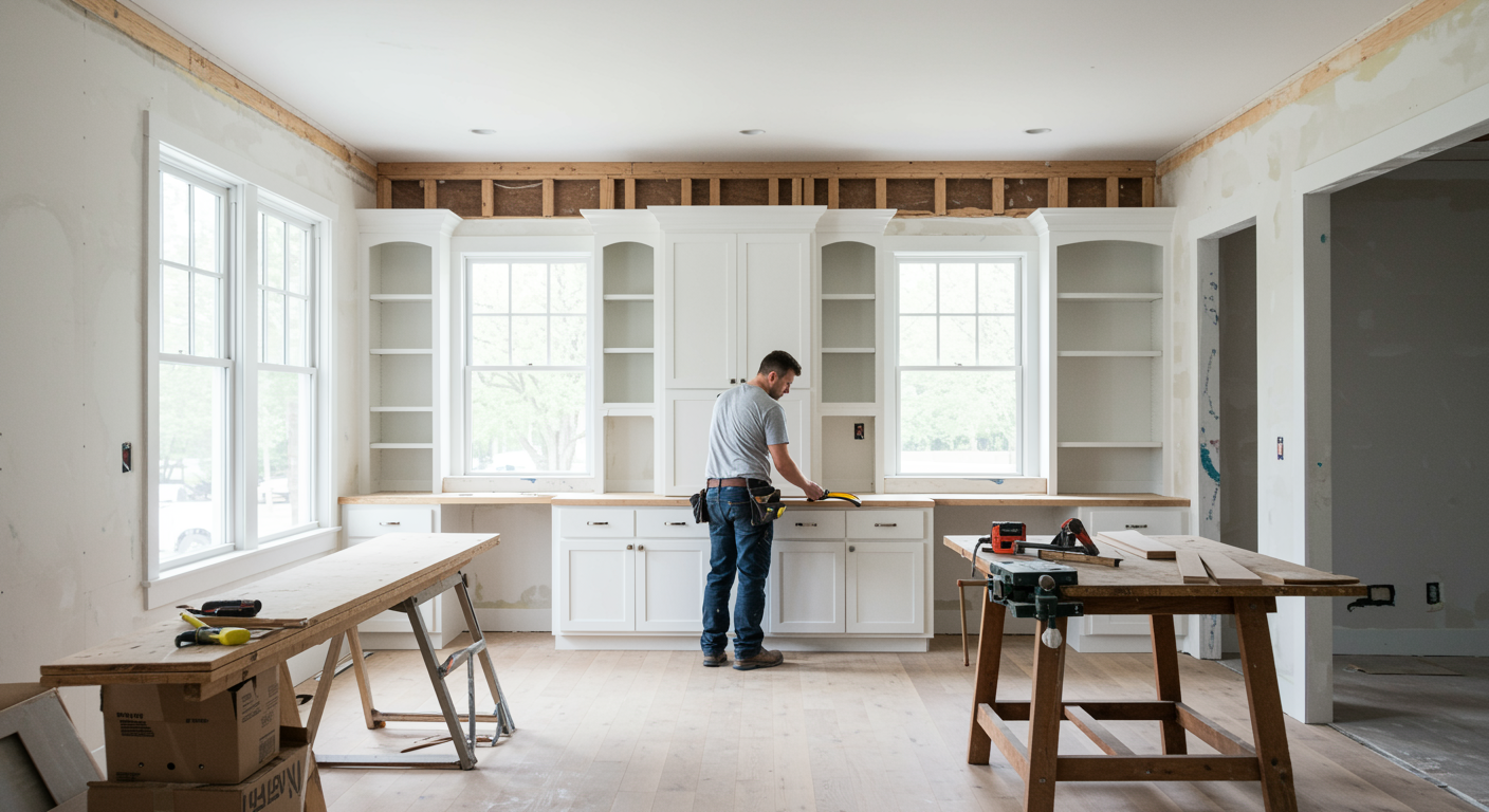 Couple on sofa looking at devices. Woman holding tablet, man holding phone, window in background.