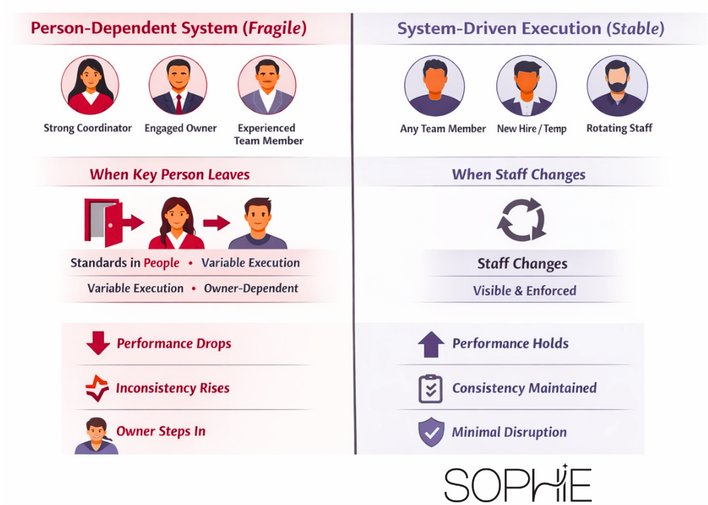 dental system-driven operations