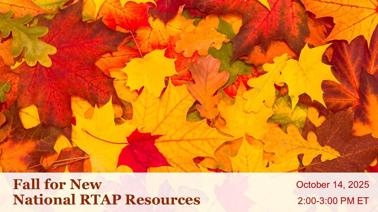 Fall Leaves with webinar information