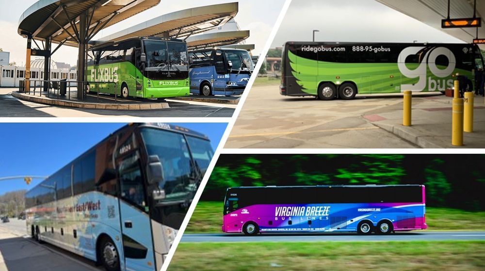 Intercity bus webinar collage