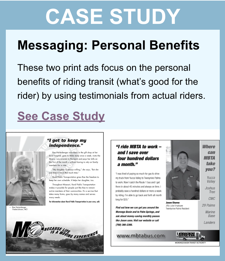 Two print ads with older woman and a man. Both have provided quotes