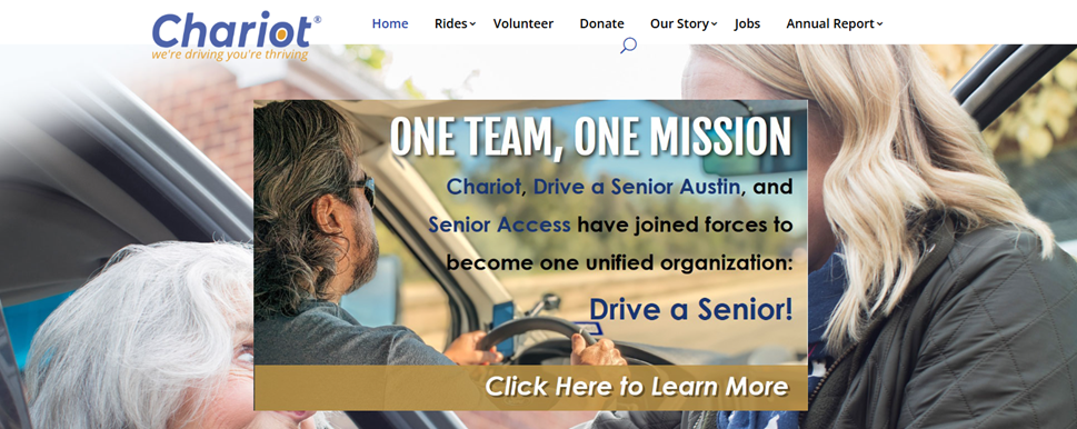 Photo credit: Drive a Senior/Chariot