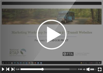 Transit Websites webinar