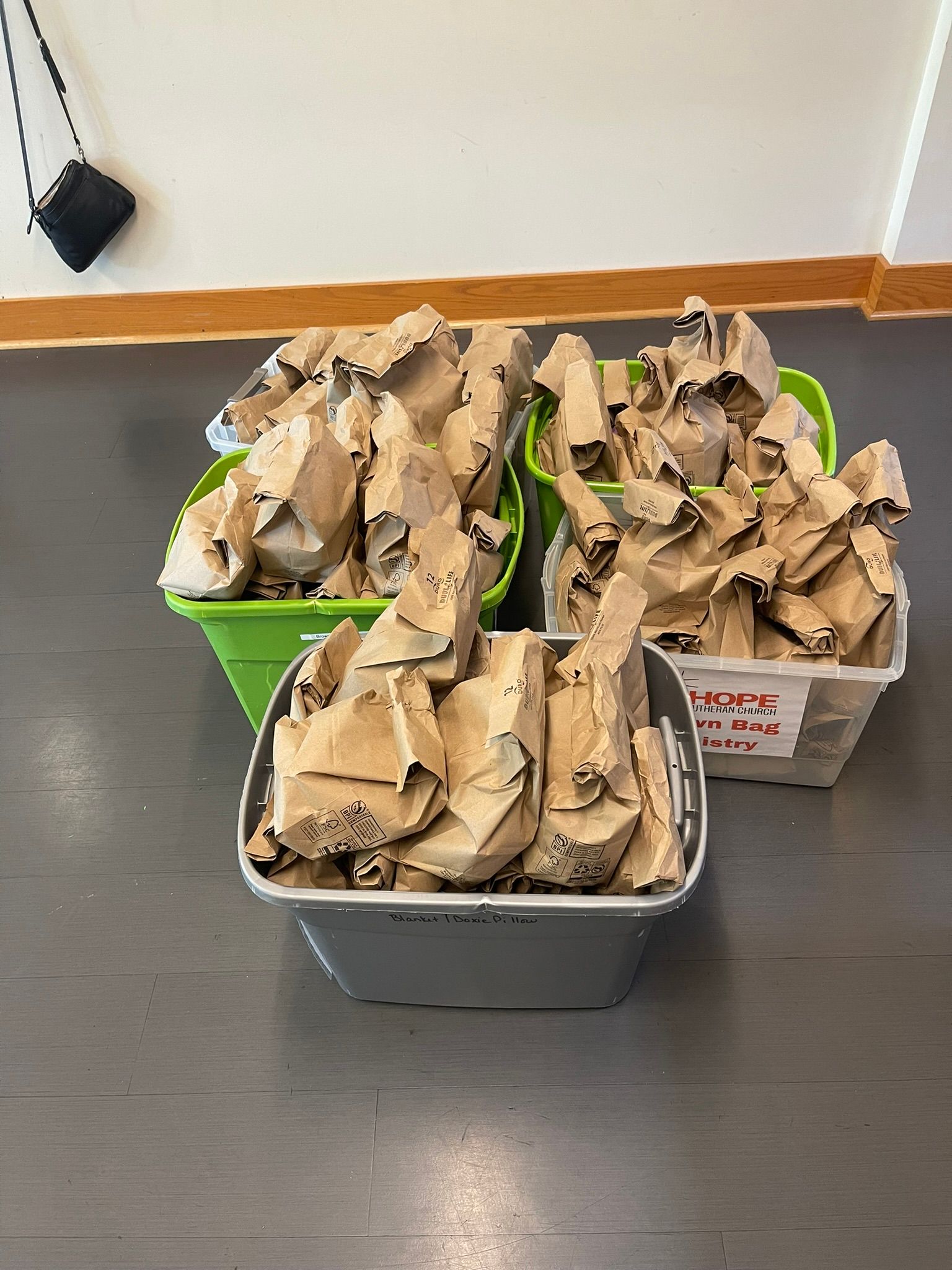 Brown Bag ministry at Hope Lutheran Church 