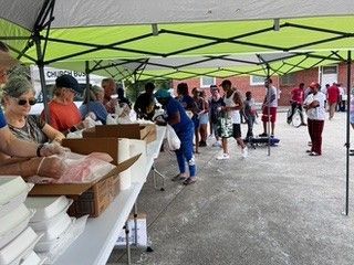 Outreach ministry in action at Hope Lutheran Church 