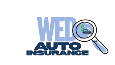 Web Auto Insurance logo with magnifying glass over a car icon and dollar sign.