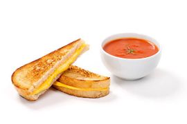 Karyns grilled cheese and soup
