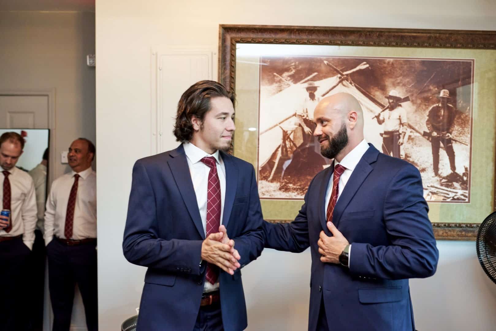 Groomsmen, Metro-Atlanta, Acworth, GA, The Cowan Historic Mill 