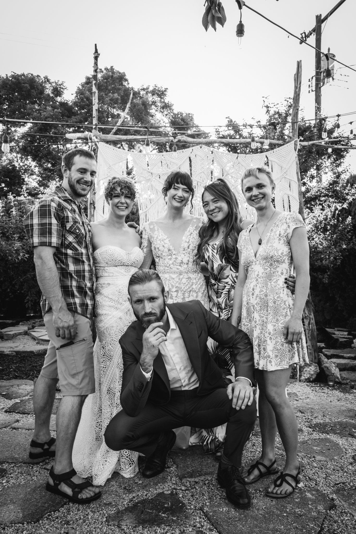 Pamela, Henry, and Amanda's Throuple Wedding by Silk + Salt Photography