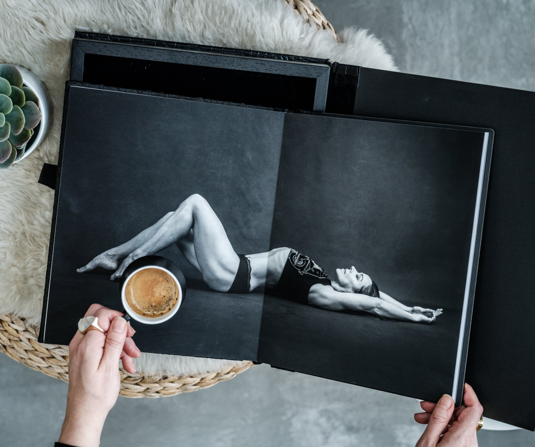 COUTURE ALBUM + BOX by Silk + Salt Photography