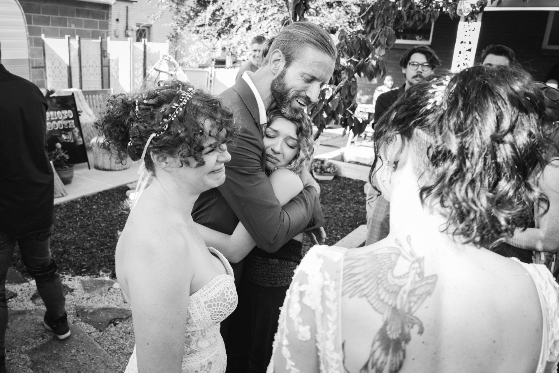 Pamela, Henry, and Amanda's Throuple Wedding by Silk + Salt Photography