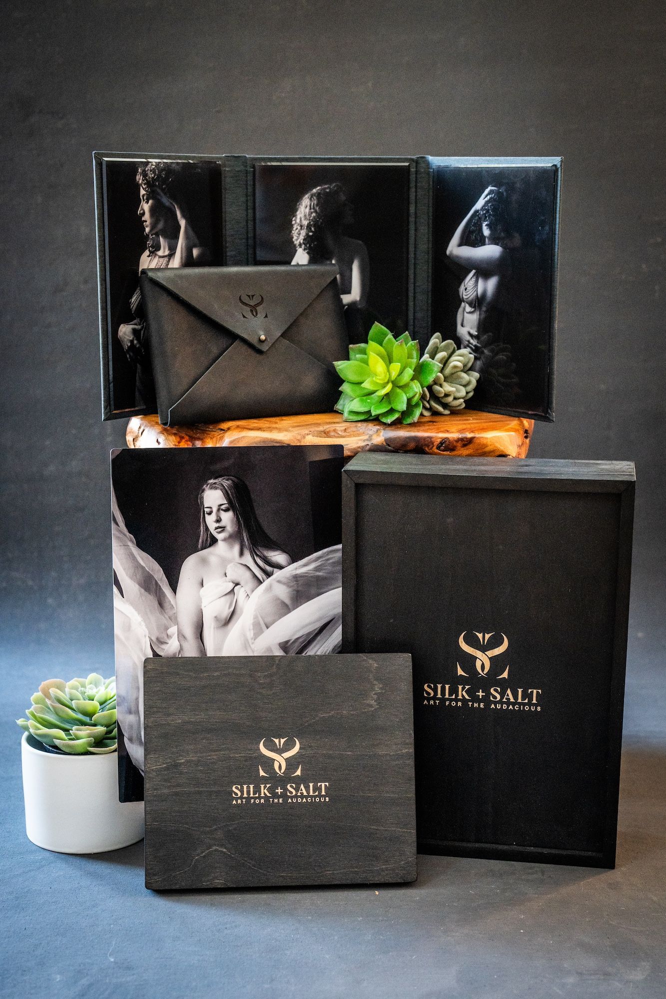 COUTURE ALBUM + BOX by Silk + Salt Photography