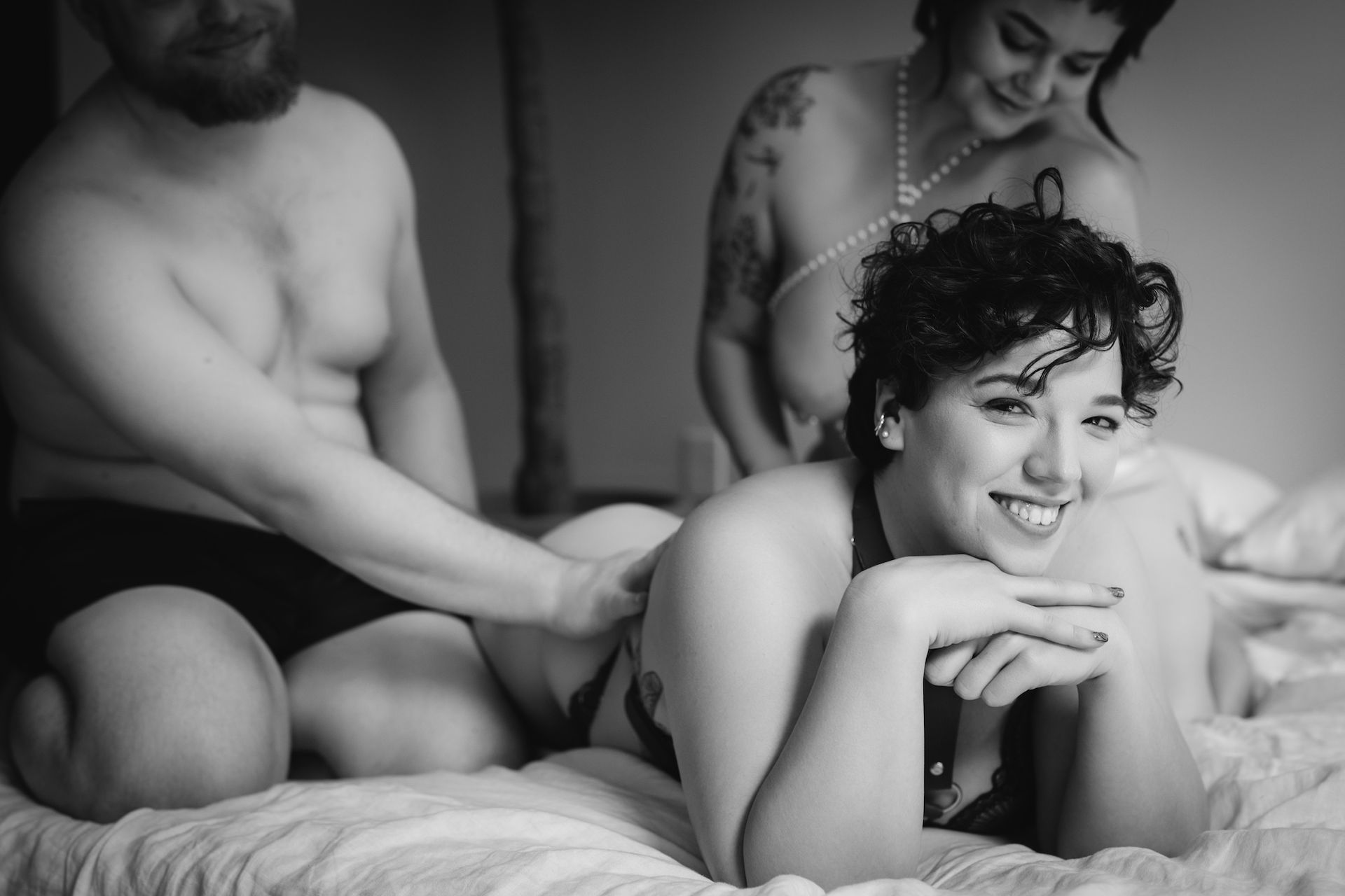 Polyam boudoir shoot SLC
