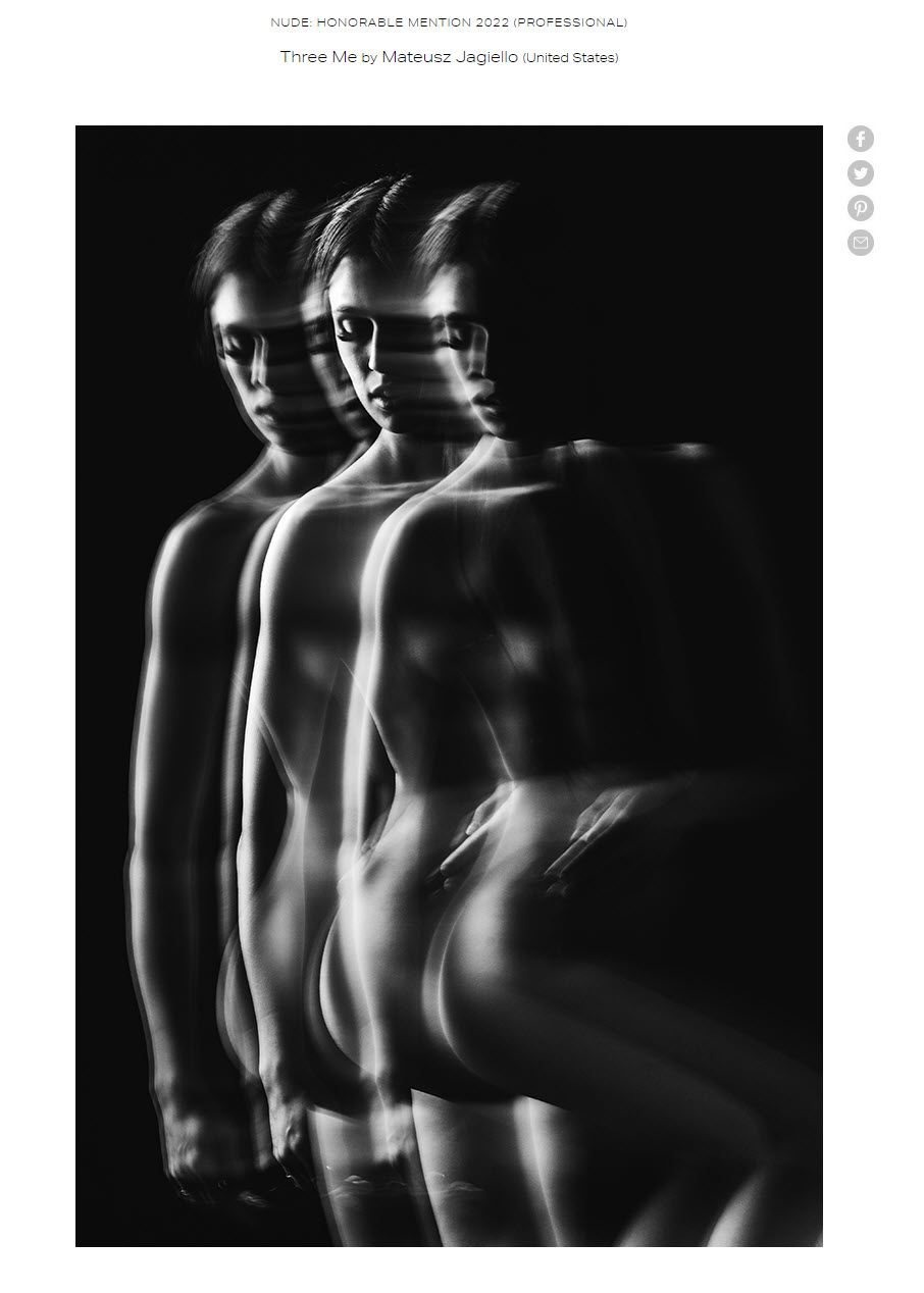 abstract photograph of a woman