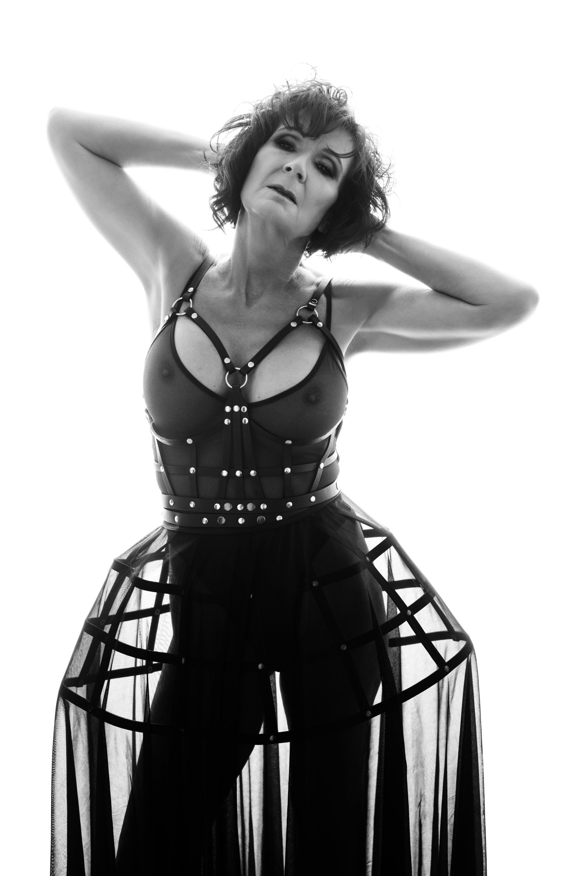 older woman boudoir