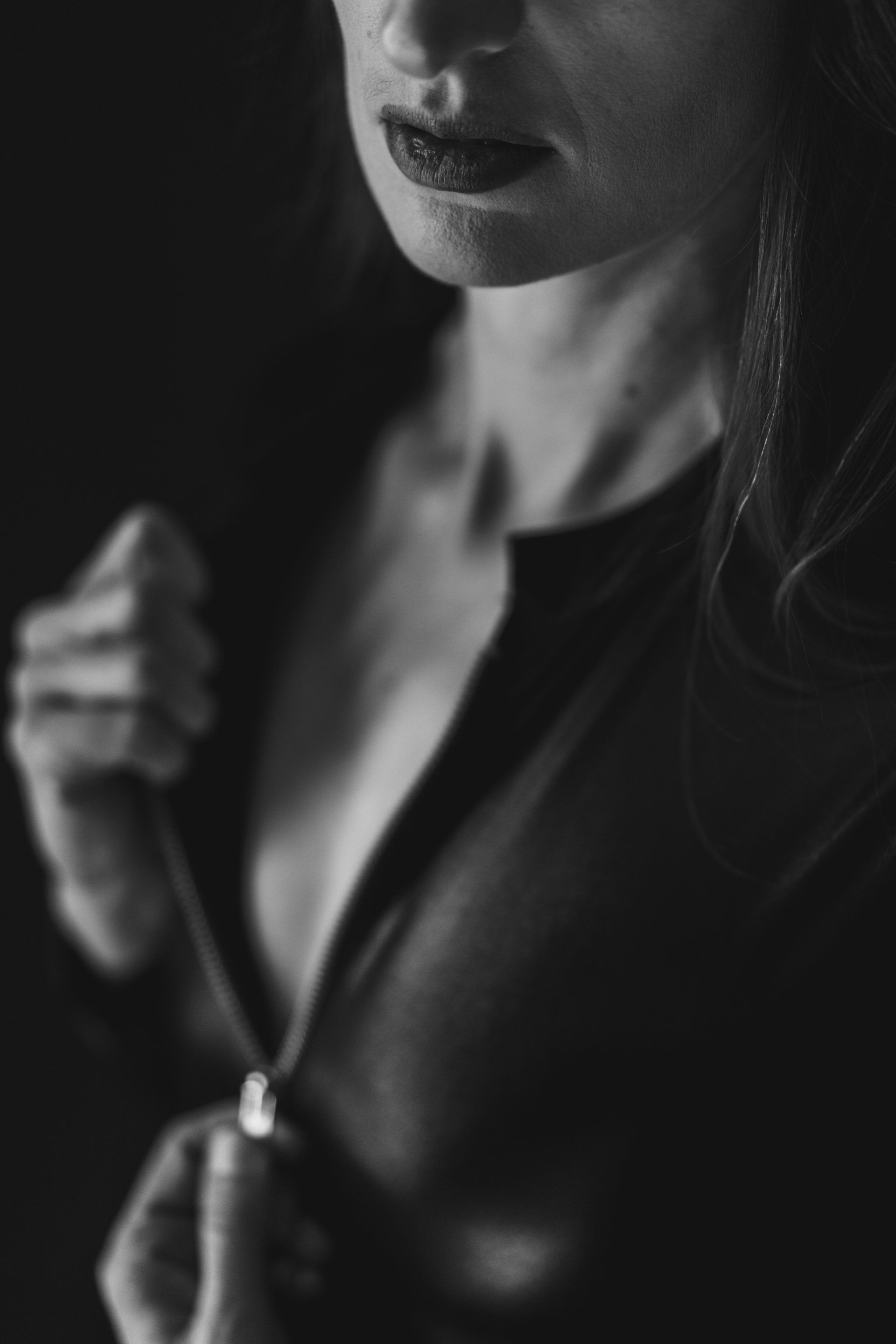 A lips of a woman for Utah Boudoir Photoshoot