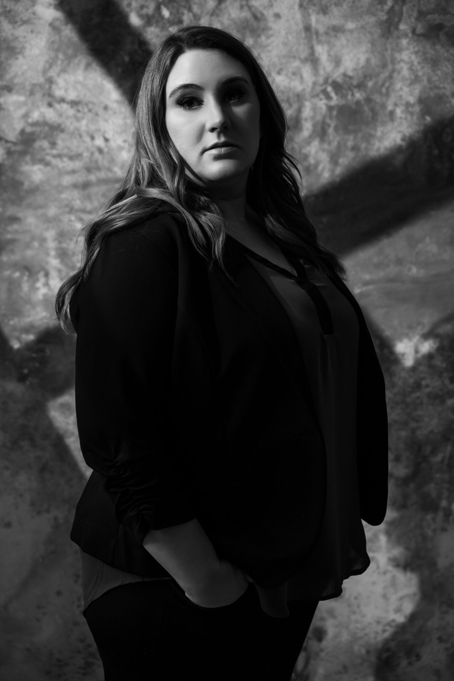 black and white headshot Ogden realtor