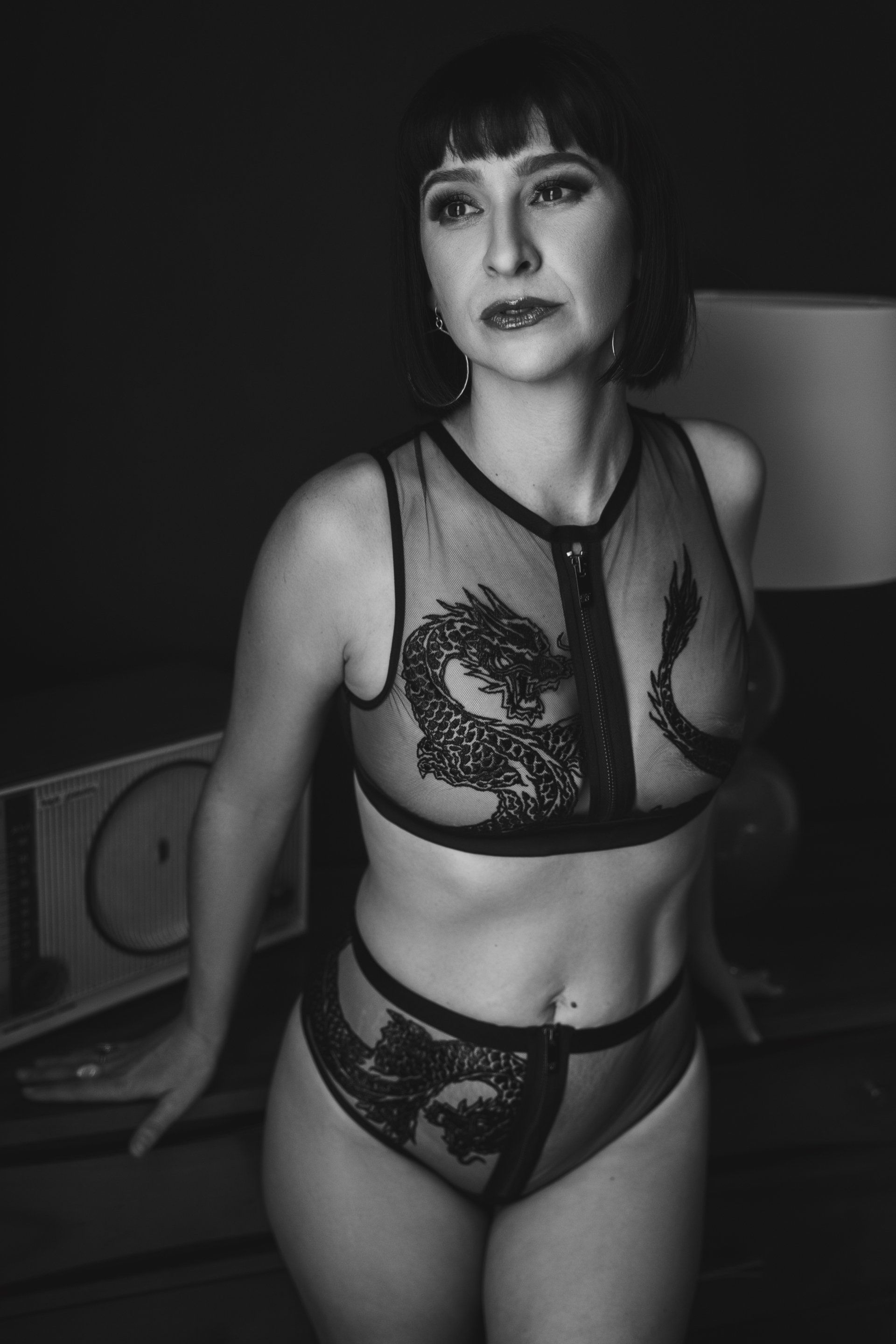Dragon Design Outfit Ms. S | Boudoir Photography Ogden, Utah
