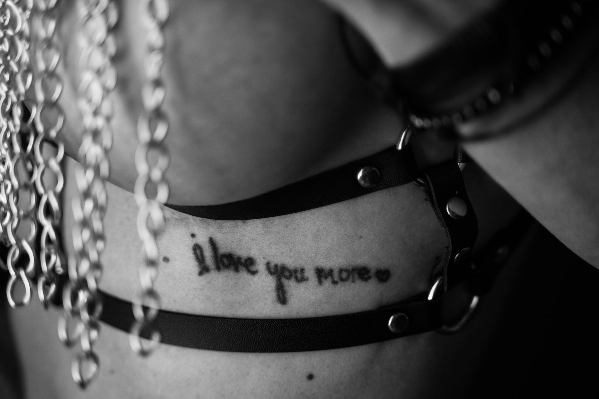 I Love You More Tattoo by MS. K | Boudoir Photo Shoot Ogden, Utah