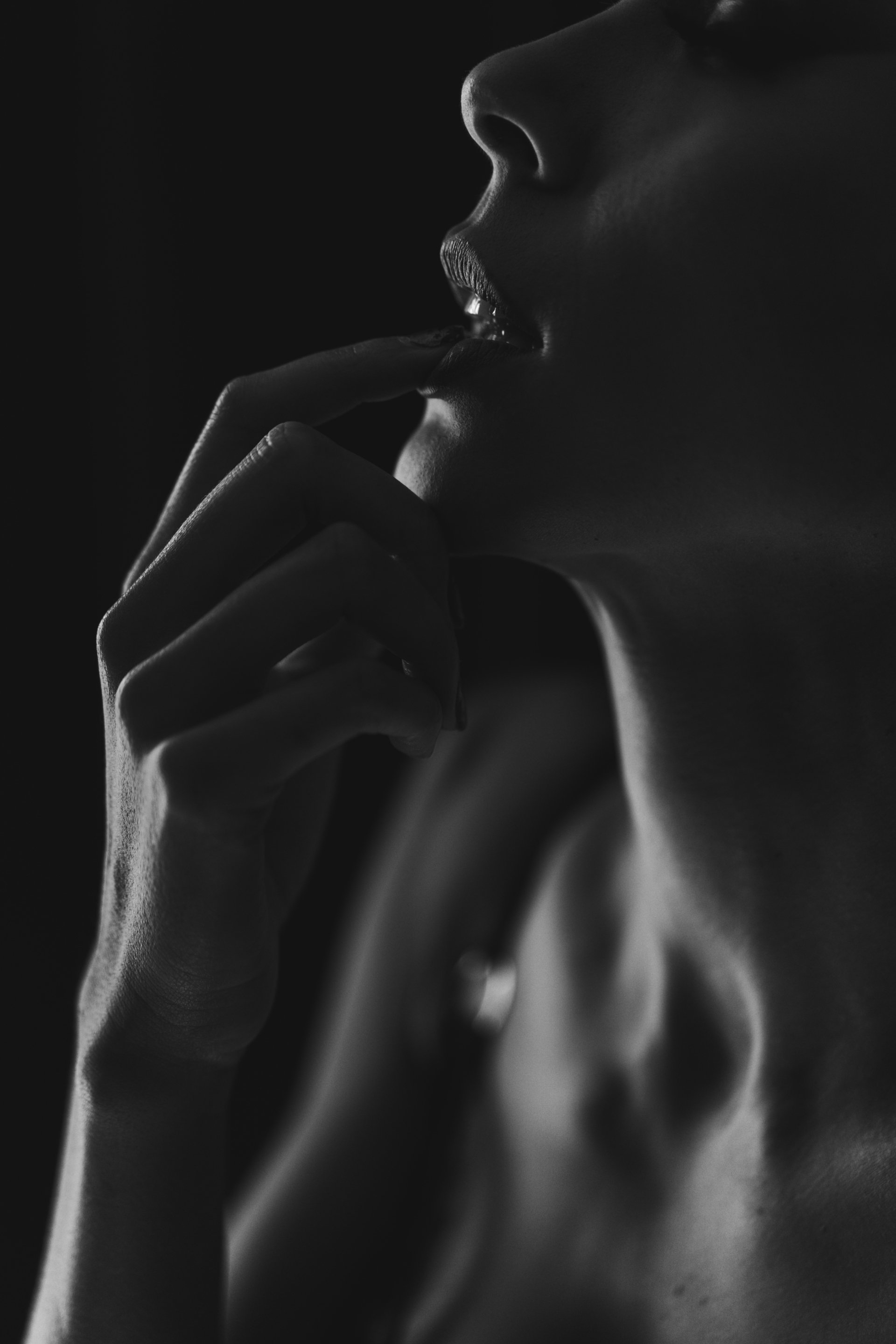 Black and White Ms. C | Boudoir Photo Shoot, SLC