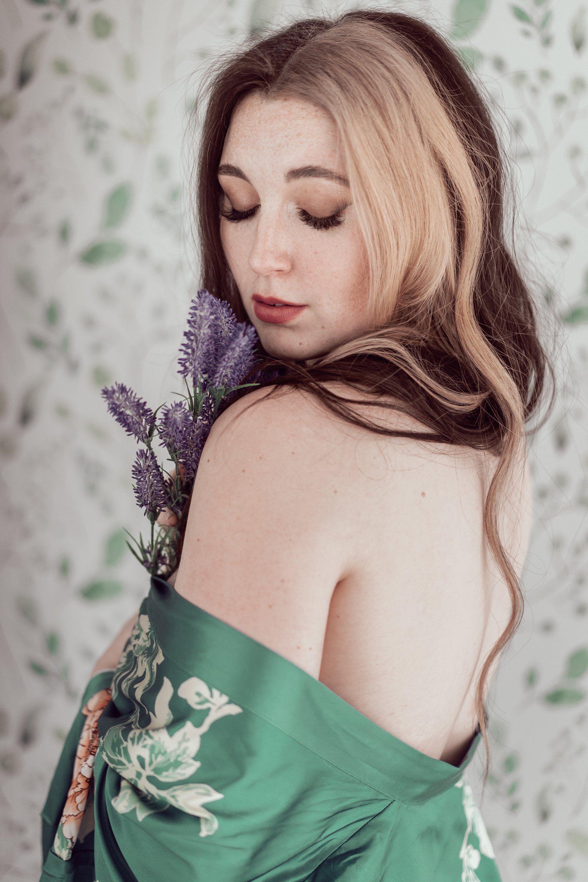 Ms. H Color, Light, Black + White | Ogden Boudoir Photoshoot