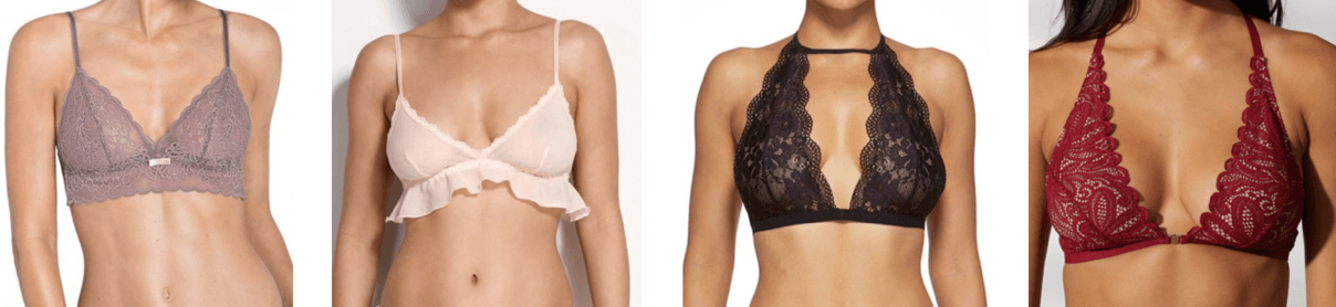  Women in bralet standing together