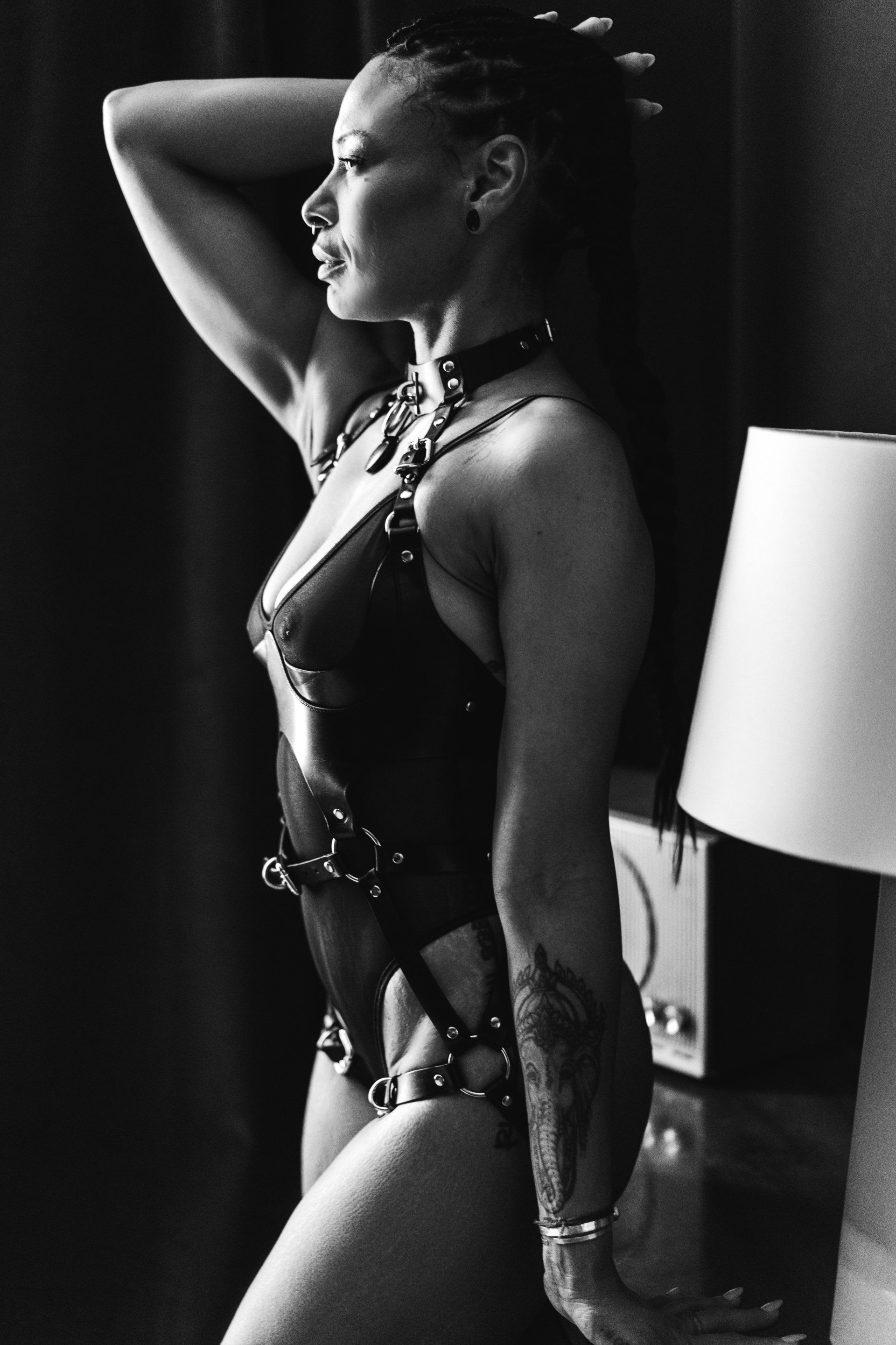 black woman boudoir
