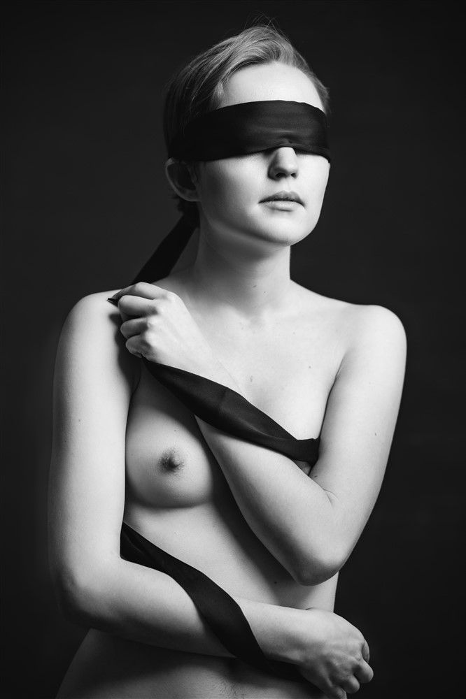 Black and white boudoir Salt Lake City