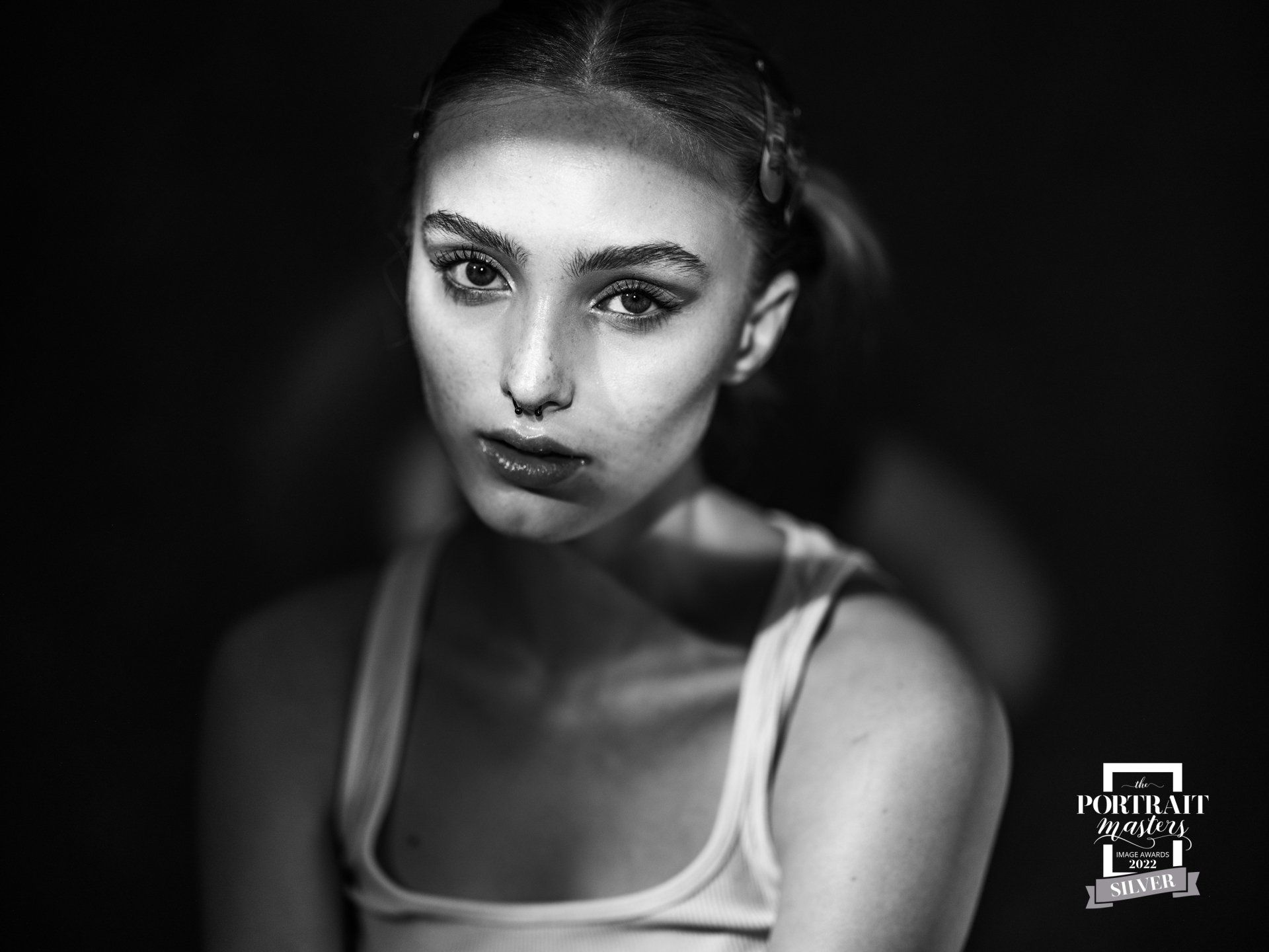 portrait of a woman looking at the camera