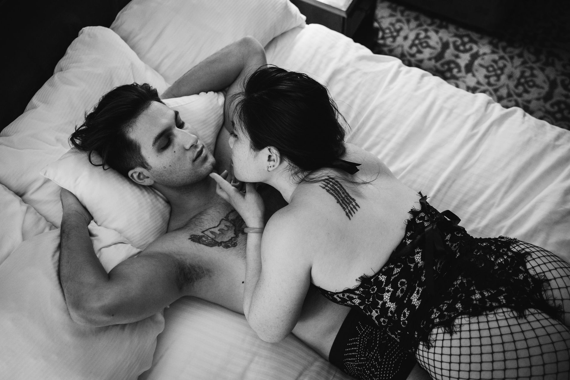 Sensual Romance - Embracing Intimacy in Couple's Boudoir Photography