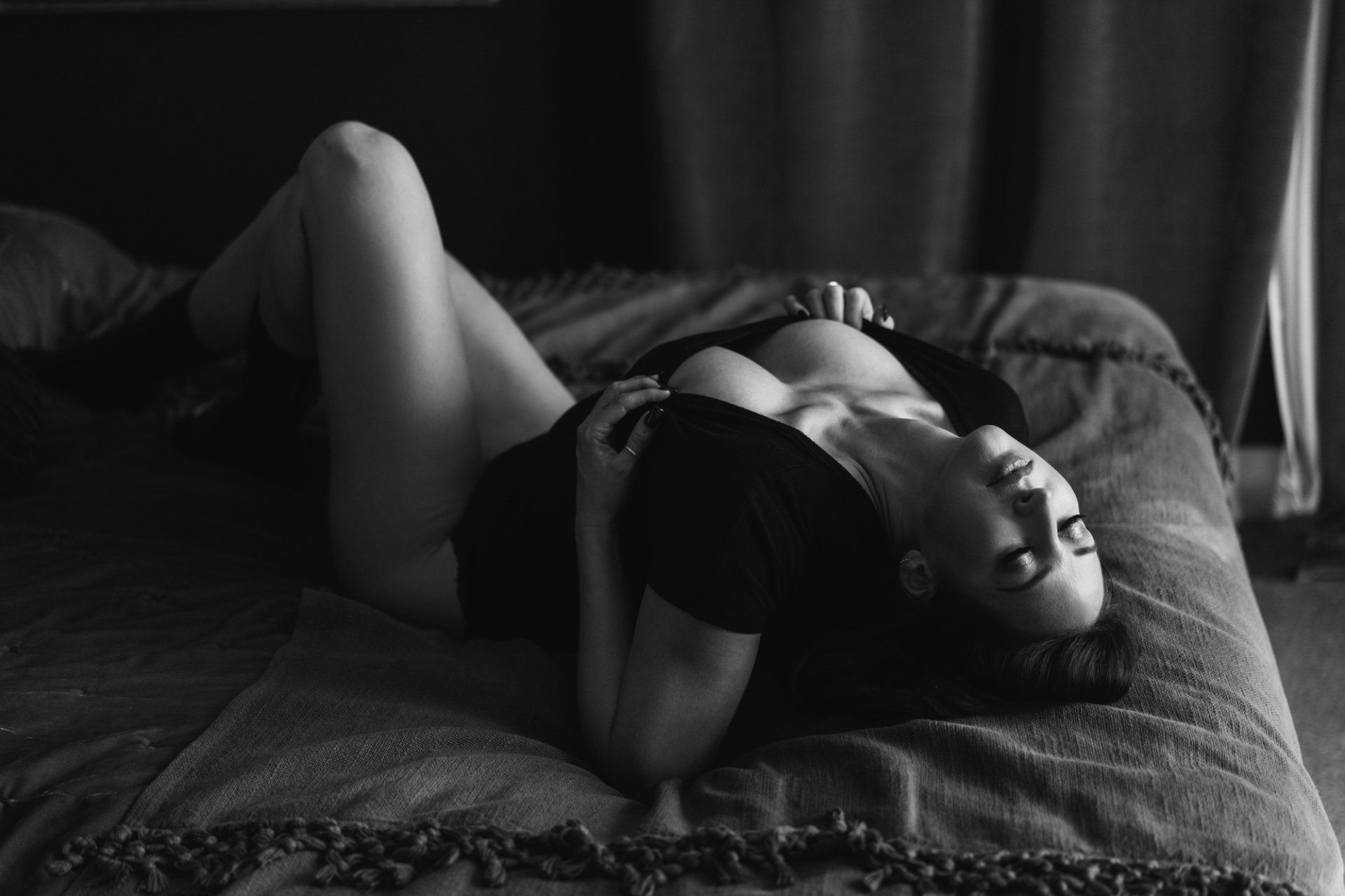boudoir photo shoot