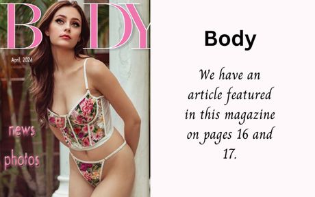 A woman is on the cover of a magazine called body