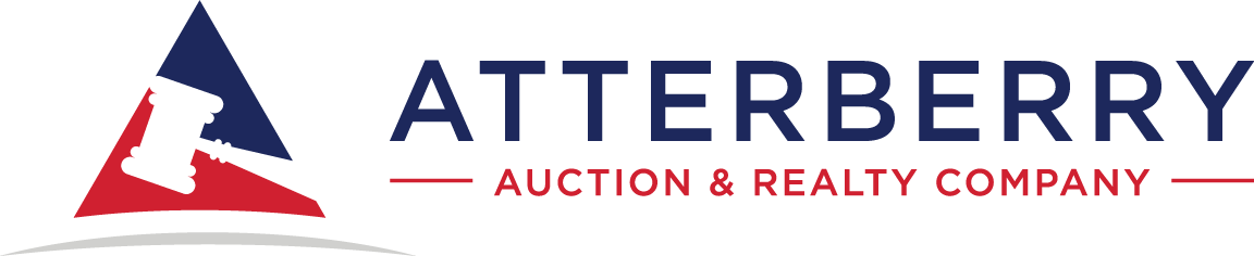 Logo for Atterberry Auction & Realty Company in Columbia, MO.