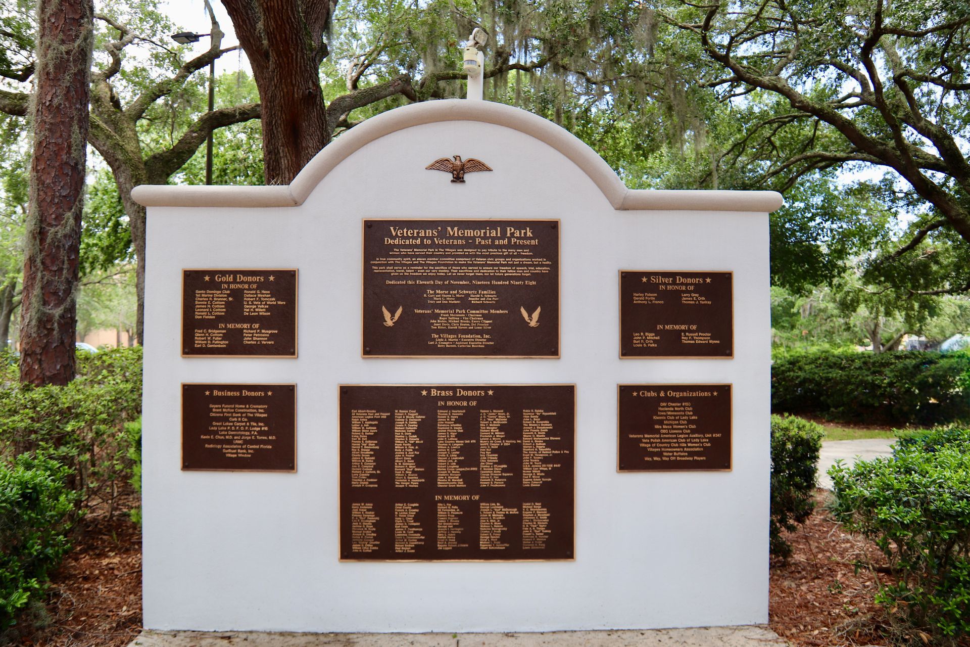 The Veterans Memorial Park The Villages