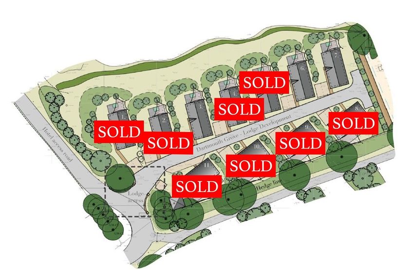 A map of a house that has been sold