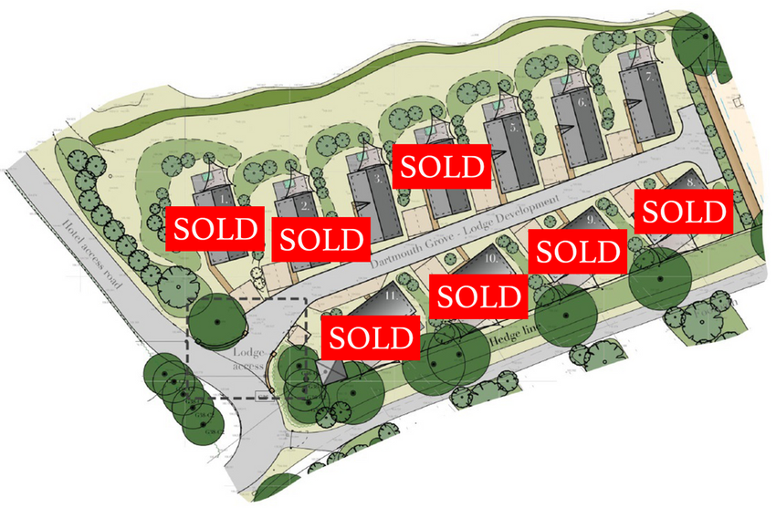 A map of a house that has been sold