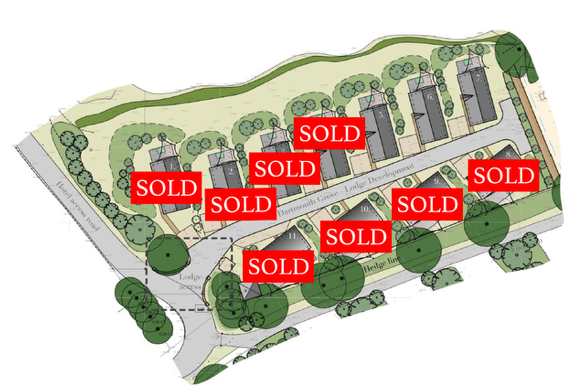 A map of a house that has been sold