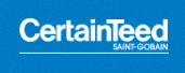 CertainTeed Saint-Gobain logo on a blue background.