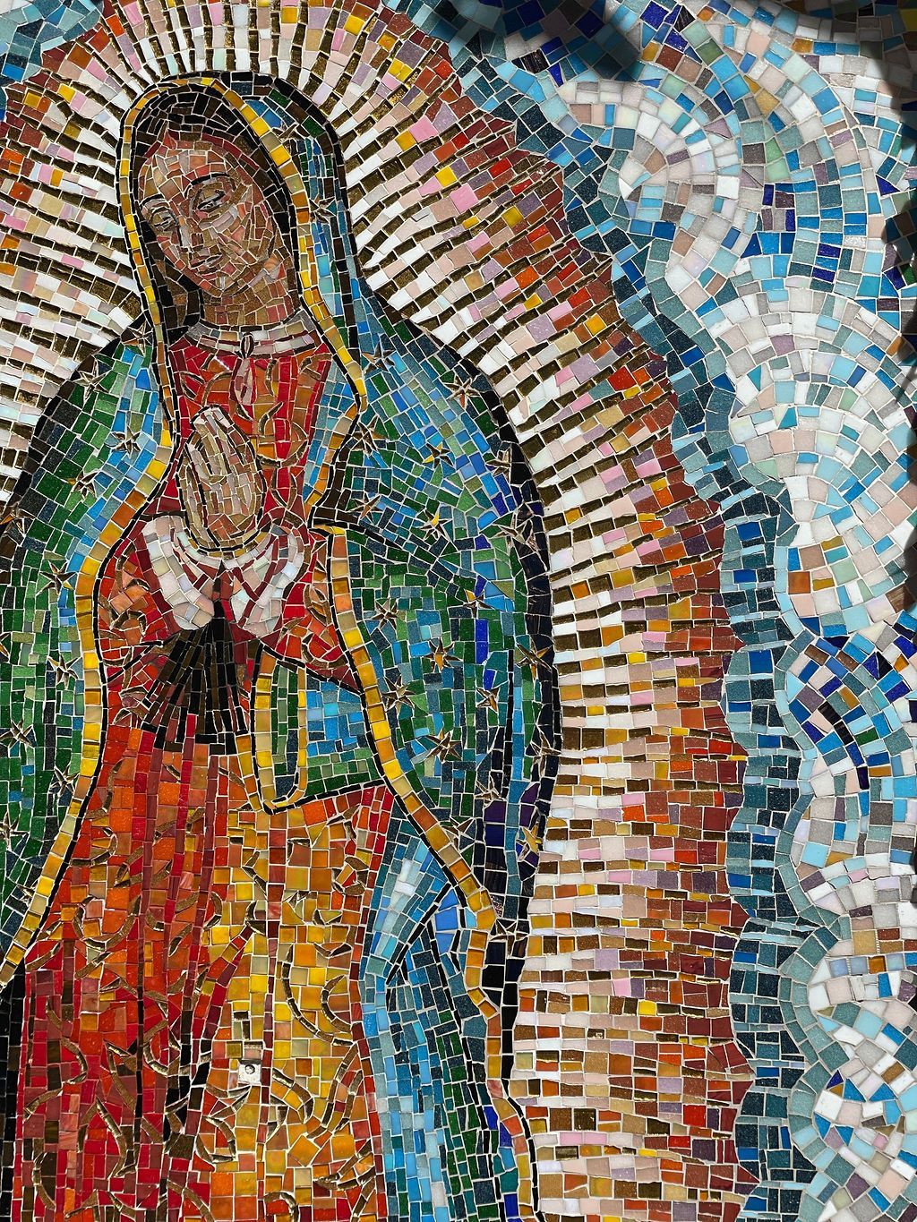 mother mary mosaic